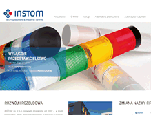 Tablet Screenshot of instom.com.pl
